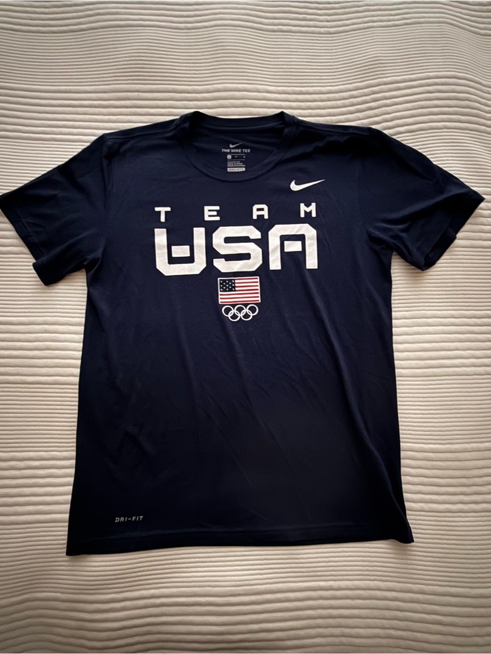 Nike Team USA Navy Athletic Dri-Fit T-Shirt